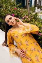 Esra Embroidered Printed Cambric MK 24 04 Women 2pcs