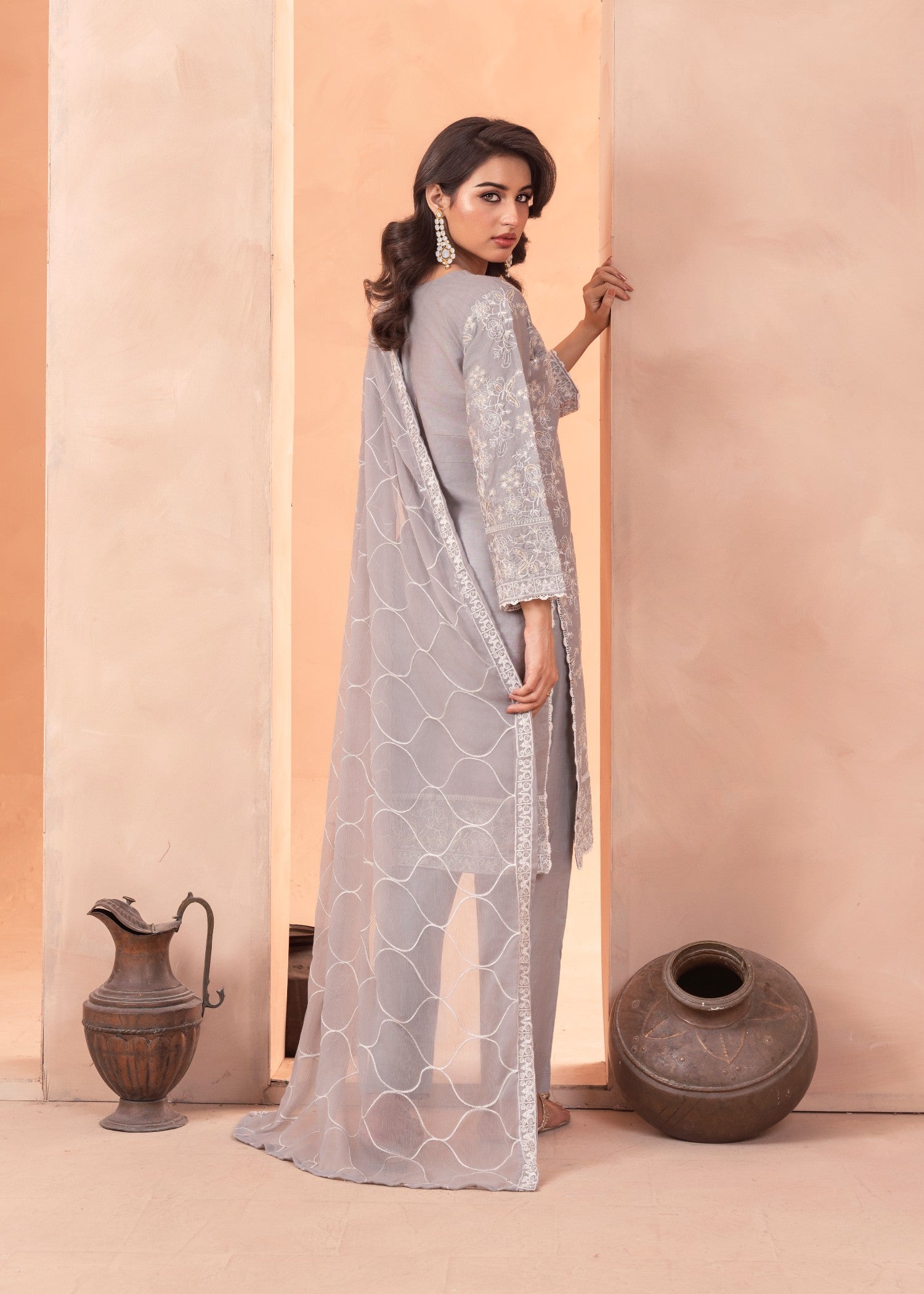 Four Season Boutique SAMBER COTTON GREY Women 3pcs