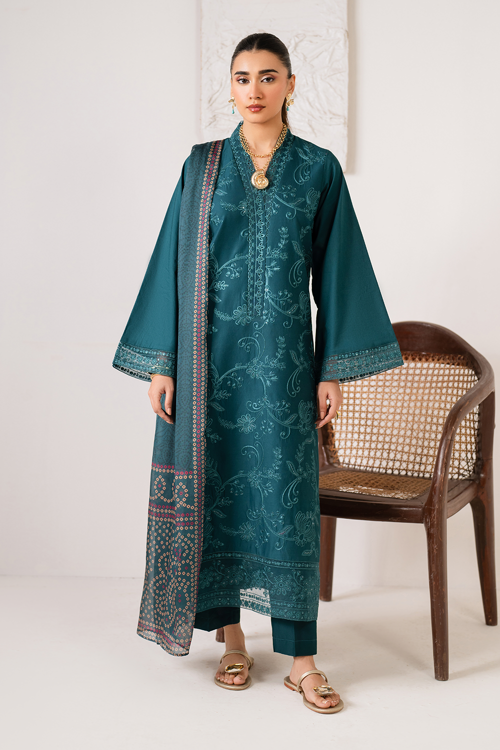 Esra Embroidered Lawn MJ 25 01 Women 3pcs