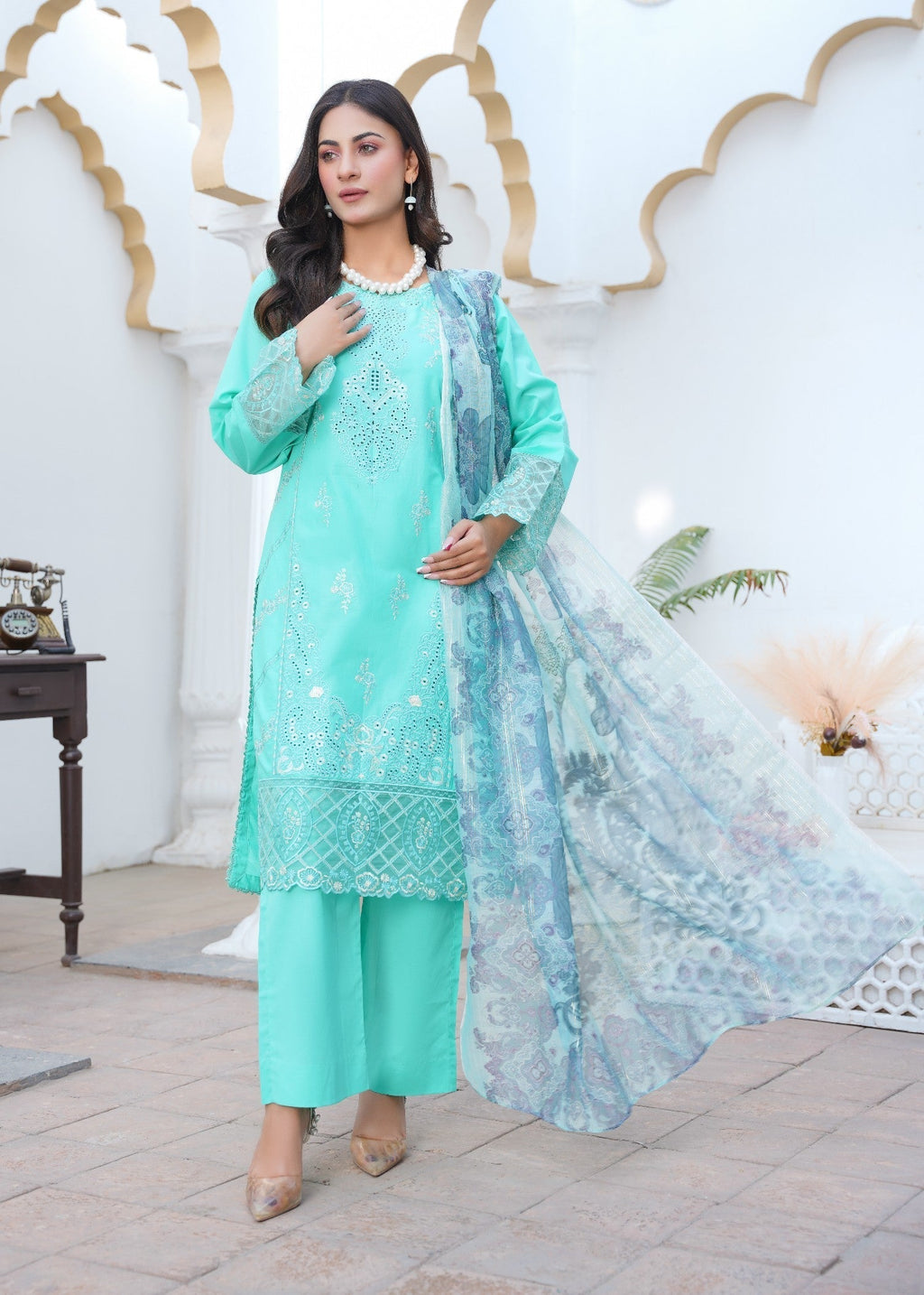 Kashaf | Aqua Set Women 3pcs