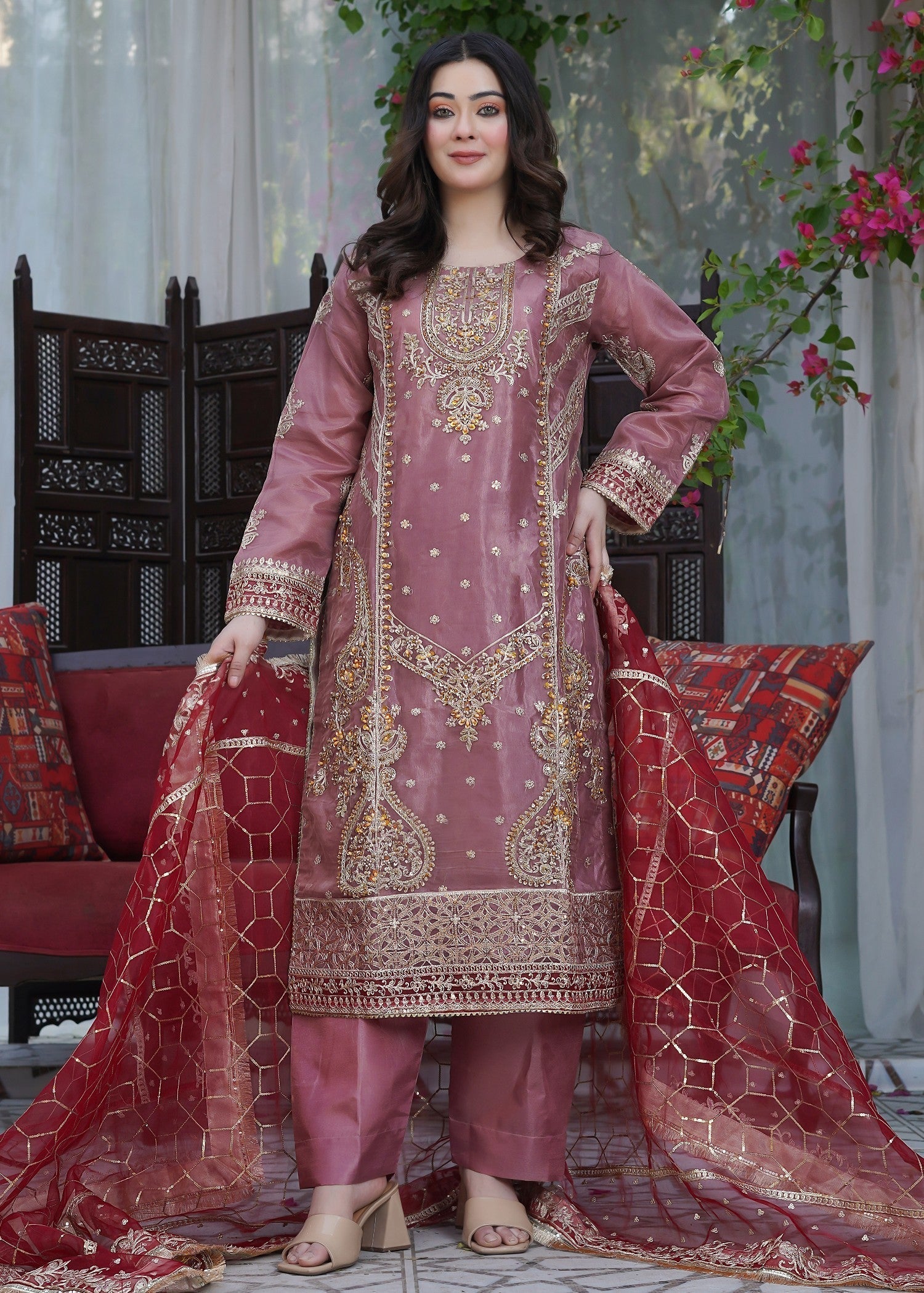 Waniya Awais WAS 19 (B) Stitched Women 3pcs