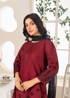 Anaya Basic BURGUNDY Women 2pcs