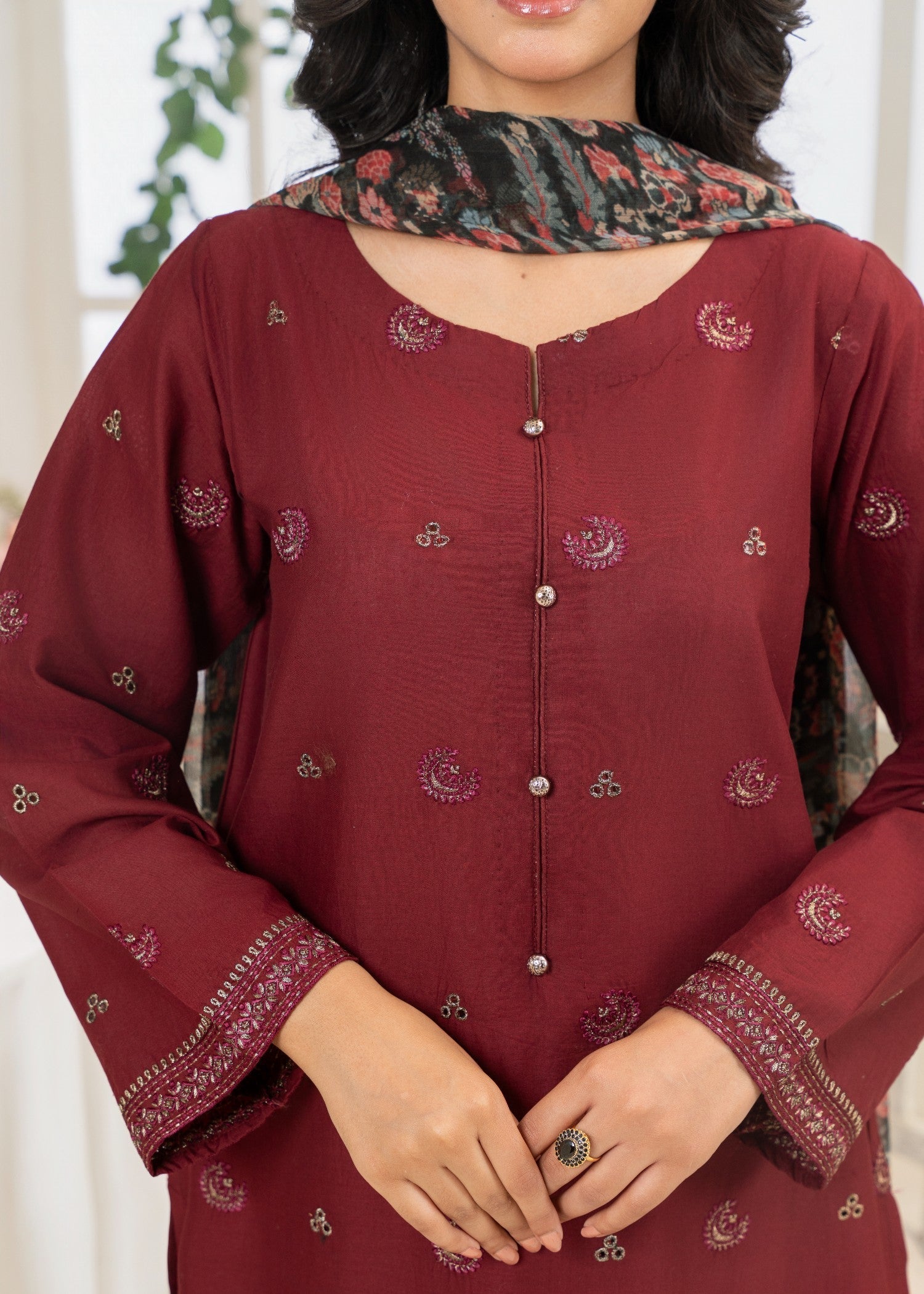 Meem Designs crimson Women 3pcs