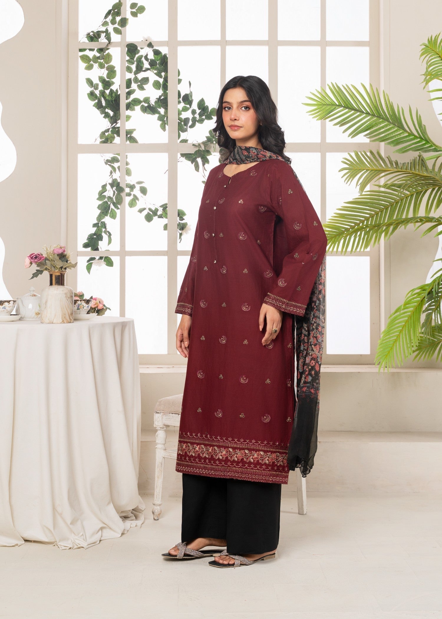 Meem Designs crimson Women 3pcs