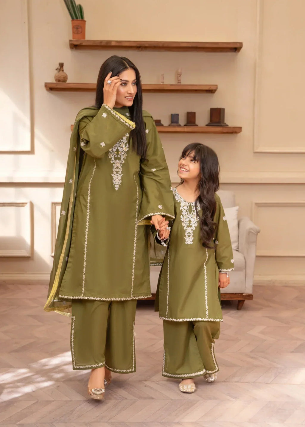 Akhrot Clothing Sabz Kali Women 3pcs