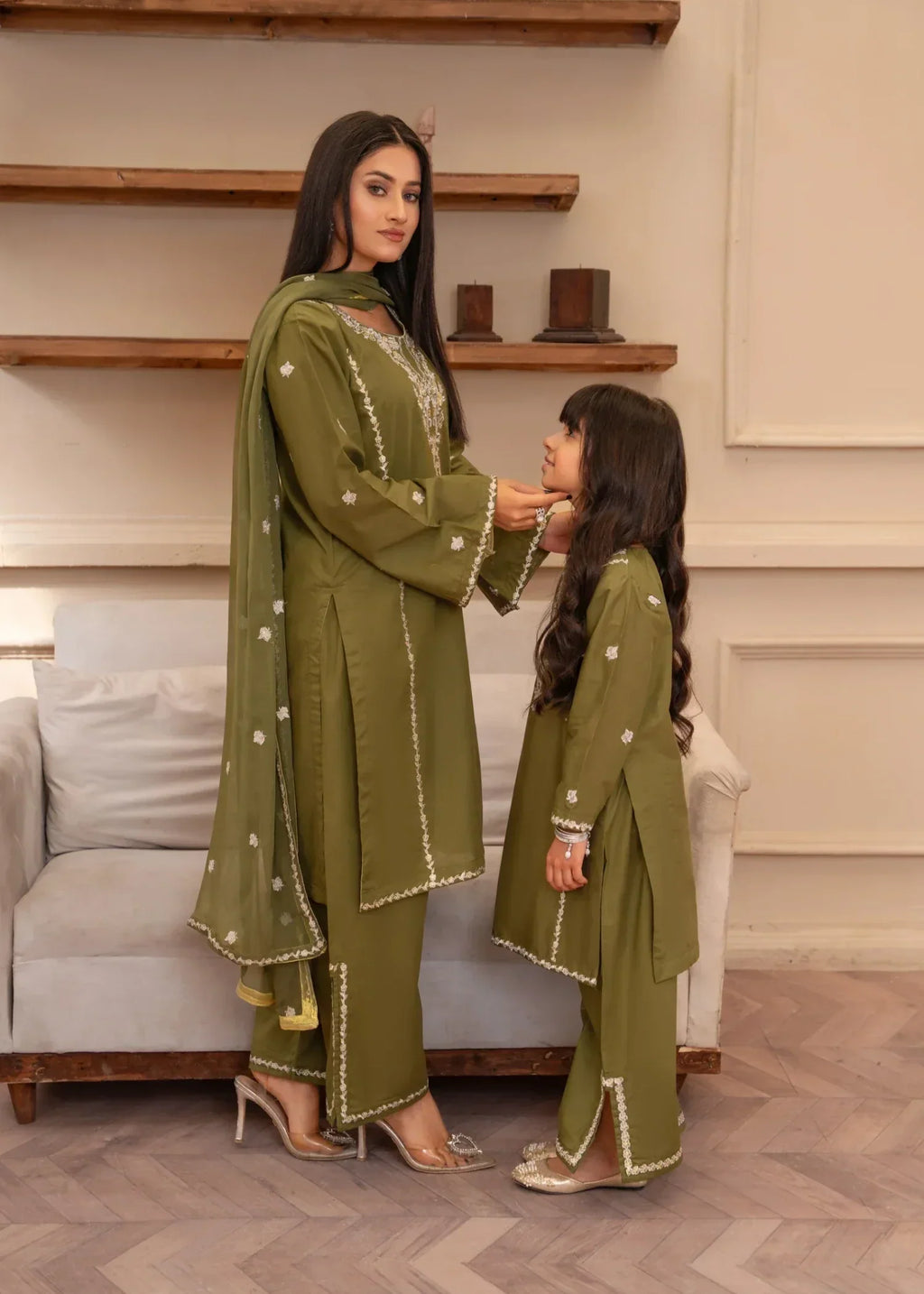 Akhrot Clothing Sabz Kali Women 3pcs