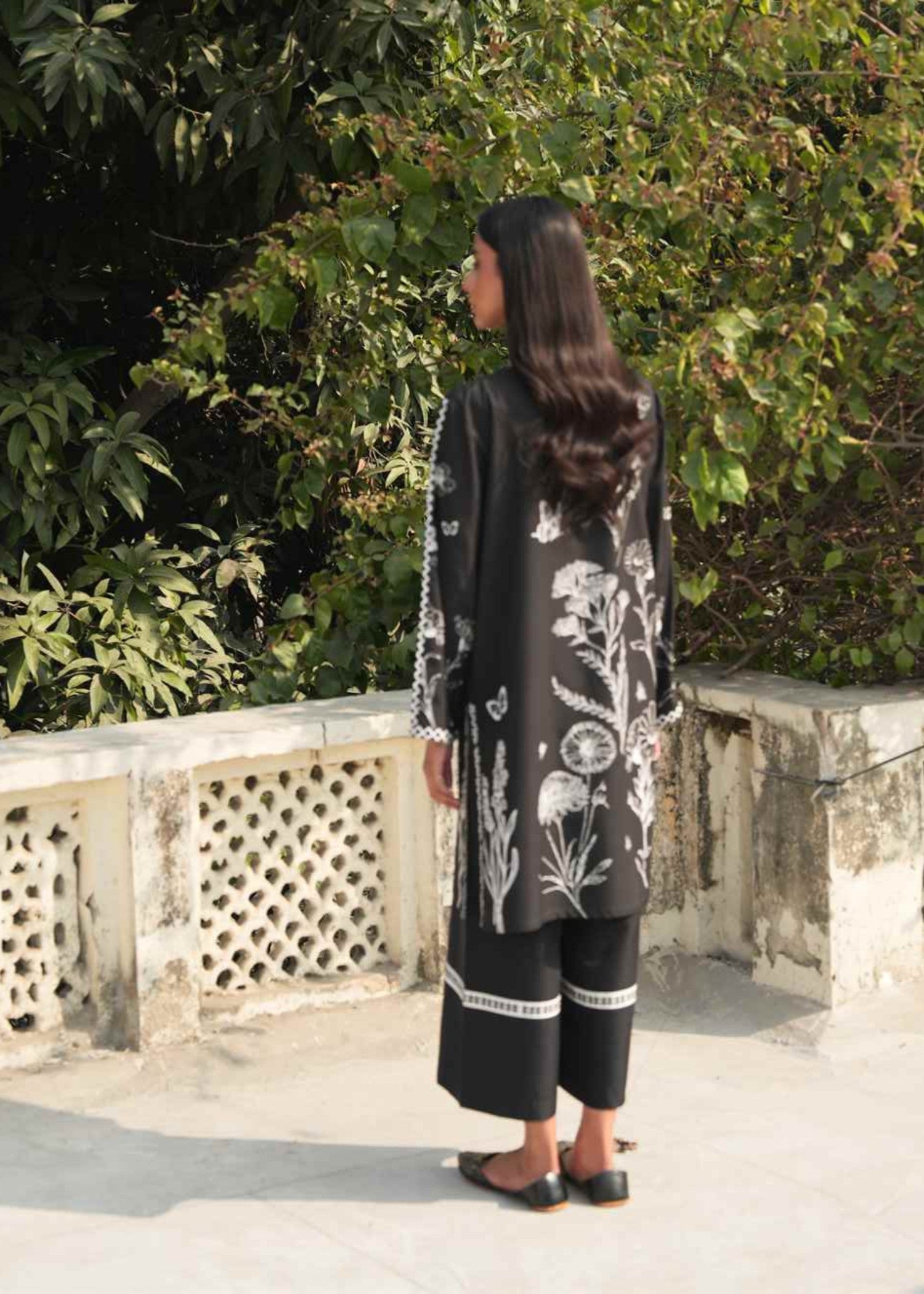 Narvan Lino Floral Print () Women 3pcs