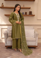 Akhrot Clothing Sabz Kali Women 3pcs