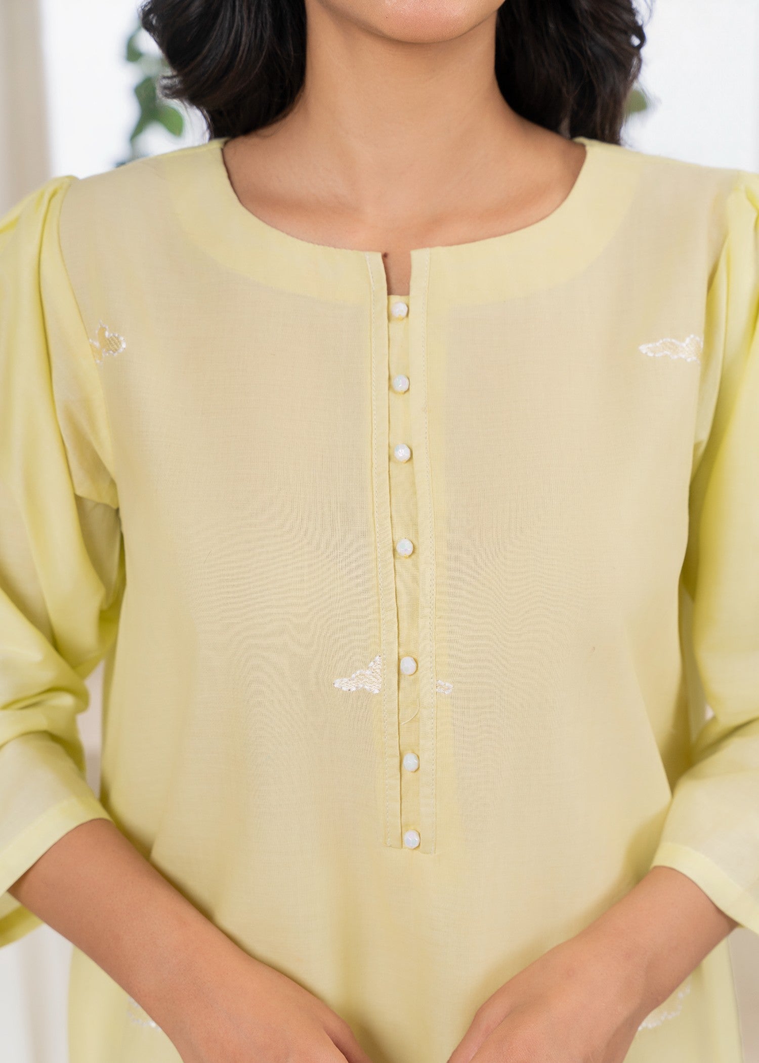 Anaya Basic LIME YELLOW FARSHI Women 2pcs