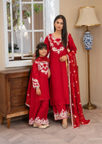 Akhrot Clothing Surkh Bahaar Women 3pcs