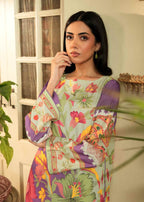 Narvan Ethnic Floral Print () Women 2pcs