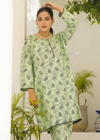Hamna Kalim floral pista two piece Women 2pcs