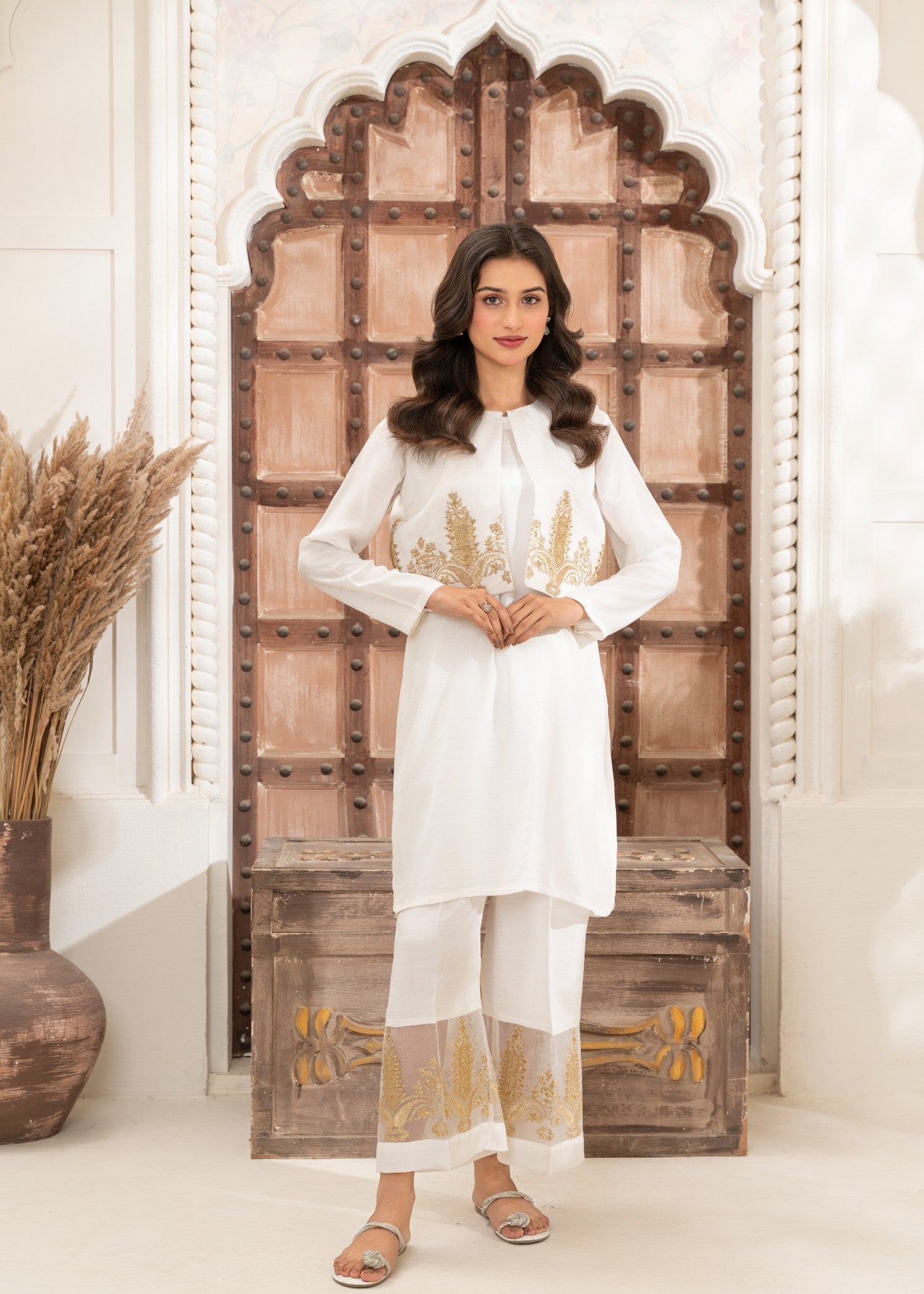 Yusra Ansari YAEID 02 SEA SHELL Women 3pcs