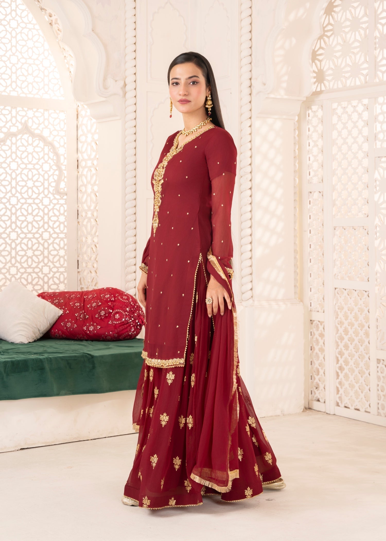Maira Fashion shrara set Women 4pcs