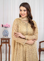 Ayesha Closet SAWARIYA FAWN Women 3pcs