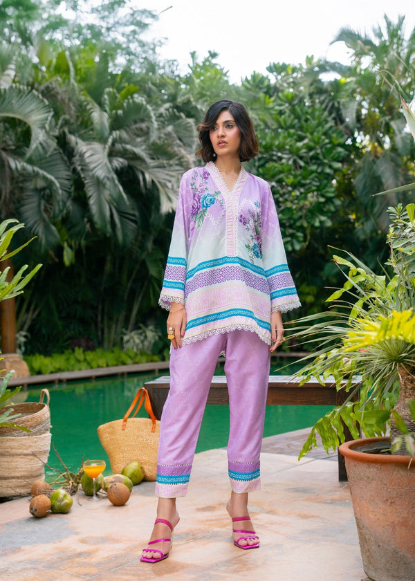 Nairah Lavender Bloom Women 2pcs