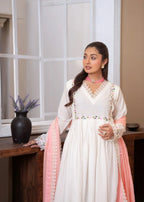 Akhrot Clothing Safaid Pari Women 3pcs