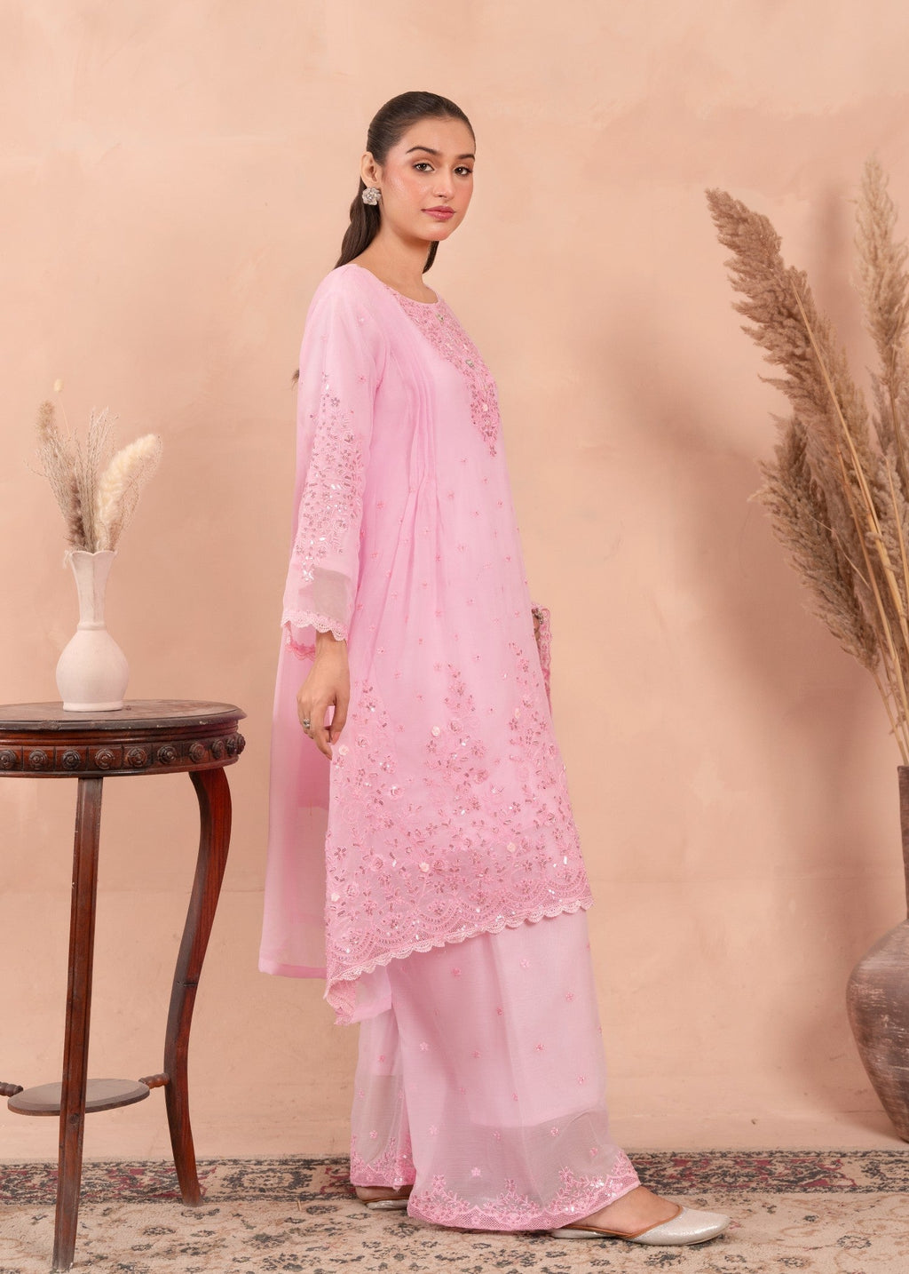 Four Season Boutique HANIA PISHWAS PINK Women 3pcs
