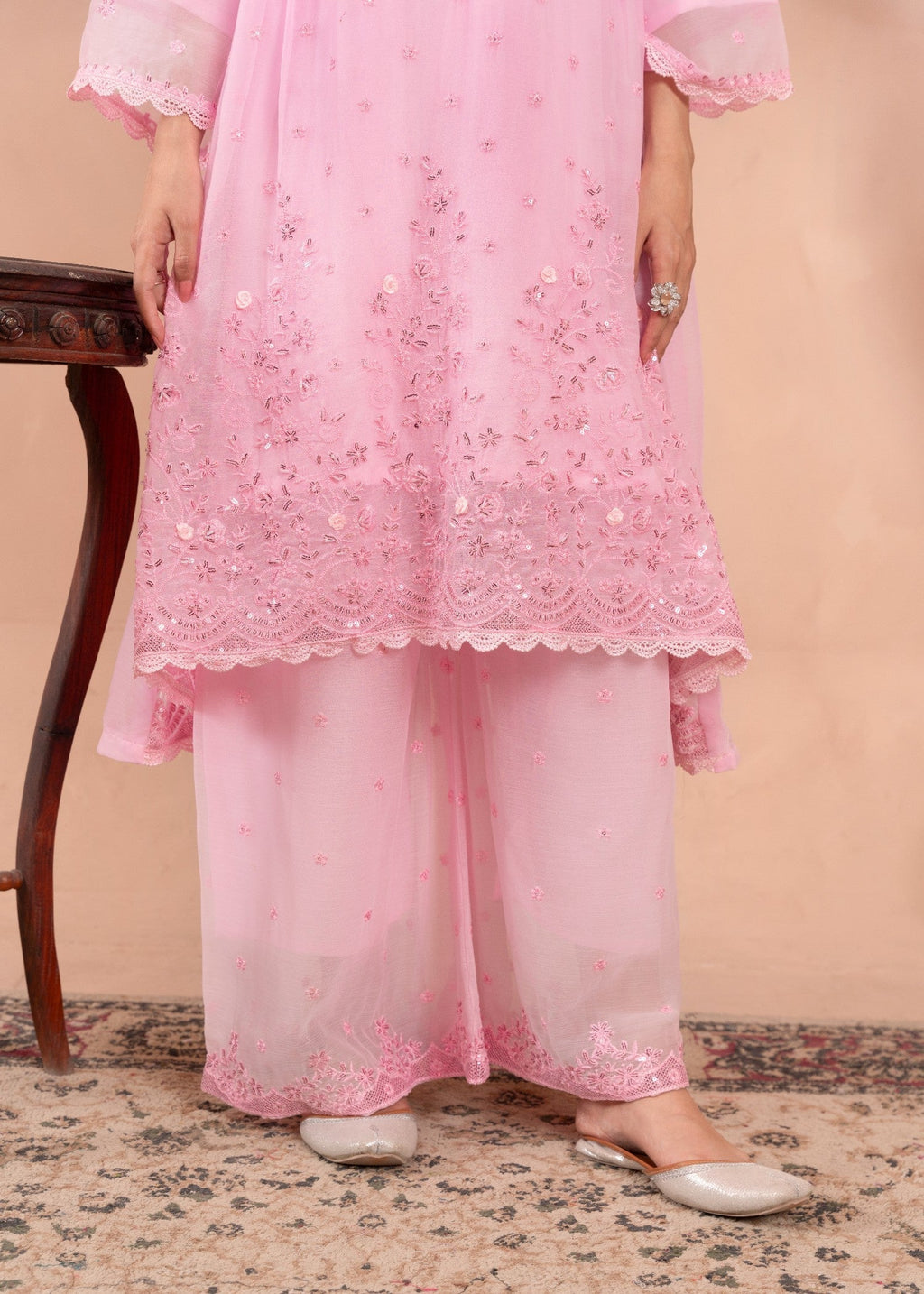 Four Season Boutique HANIA PISHWAS PINK Women 3pcs