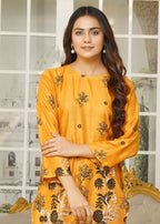 Hamna Kalim rosen mustard Women 2pcs