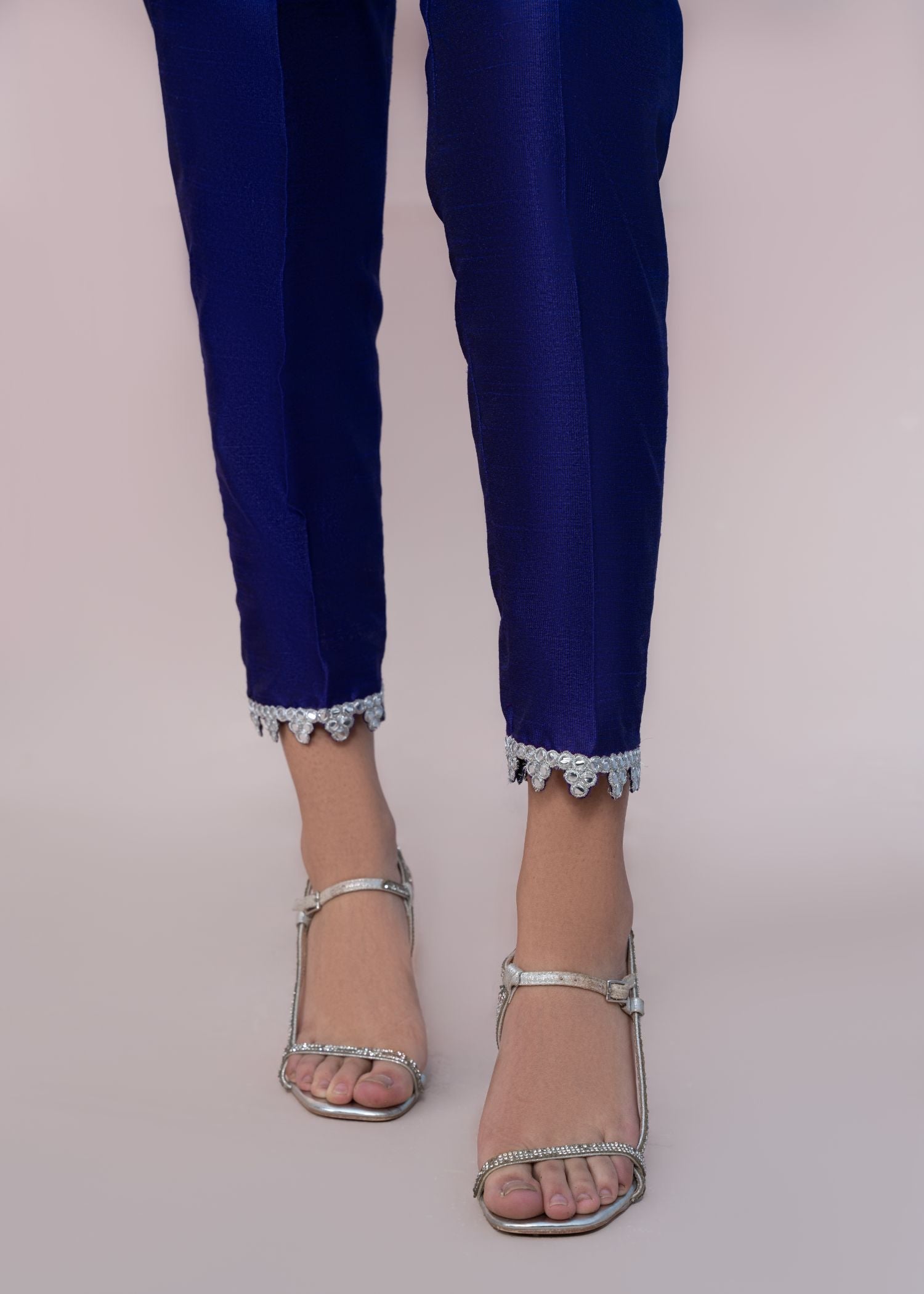 Rang-e-Meeras Silver purple Women 1pcs