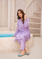 Chaudhary Arts Lawn printed Rangkhas RS1 Women 2pcs