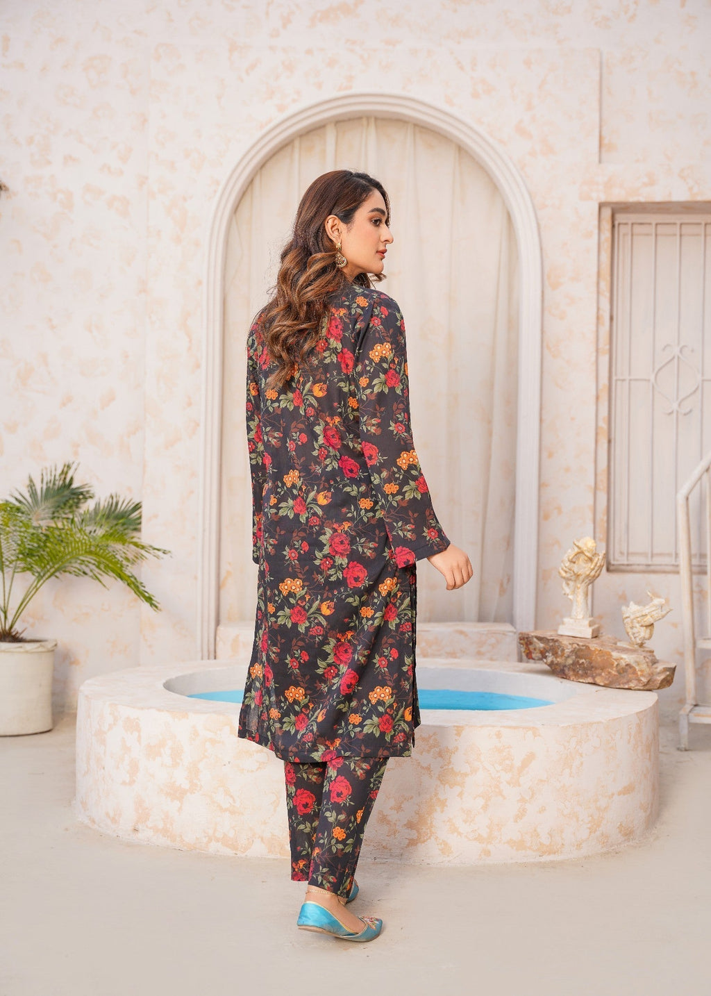 Chaudhary Arts Lawn printed Rangkhas RS2 Women 2pcs