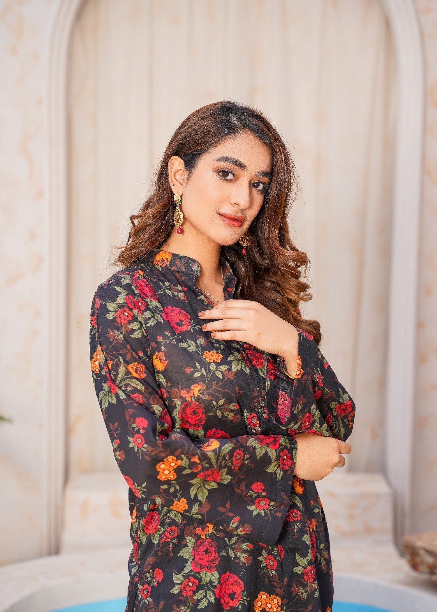 Chaudhary Arts Lawn printed Rangkhas RS2 Women 2pcs