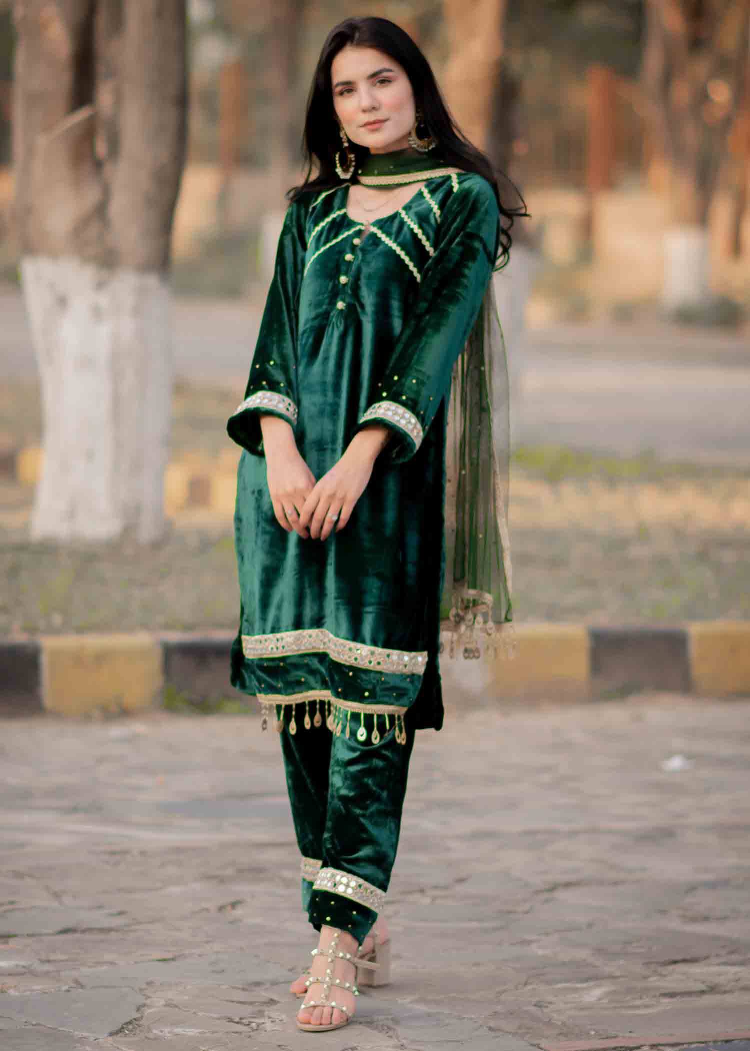 Tassawur Emerald Green Women 3pcs