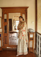 The Affordable Designer Pastel Floral Gharara Women 3pcs
