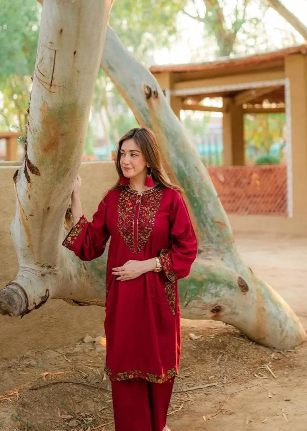 Shehroz Fashion NEW POKET SEQUENCE Women 2pcs