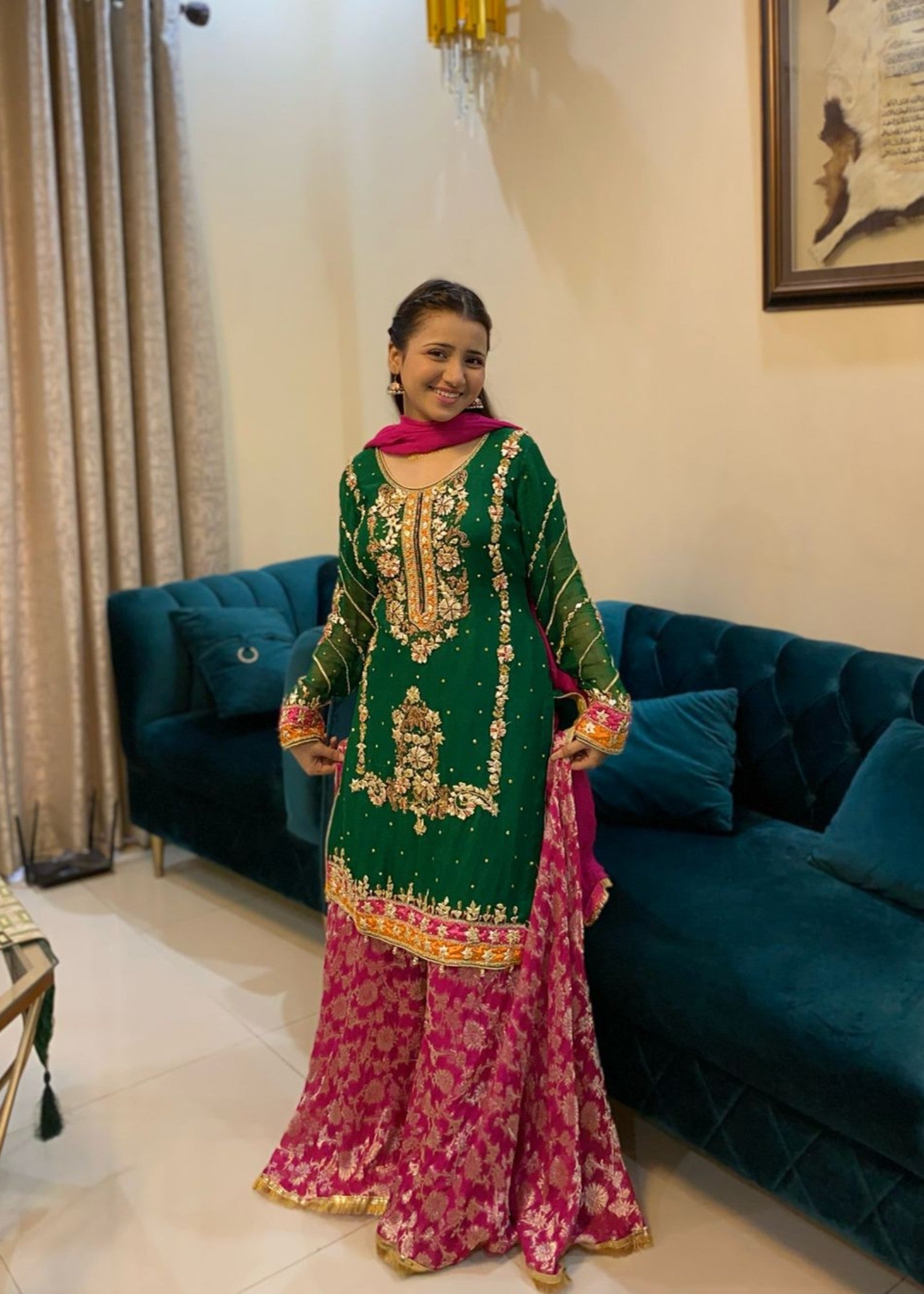 Inaaya Fashion GREEN SAPPHIRE Women 3pcs