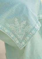 Shehroz Fashion BLUE DIAMOND LAWN EMBROIDERY SUIT Women 2pcs