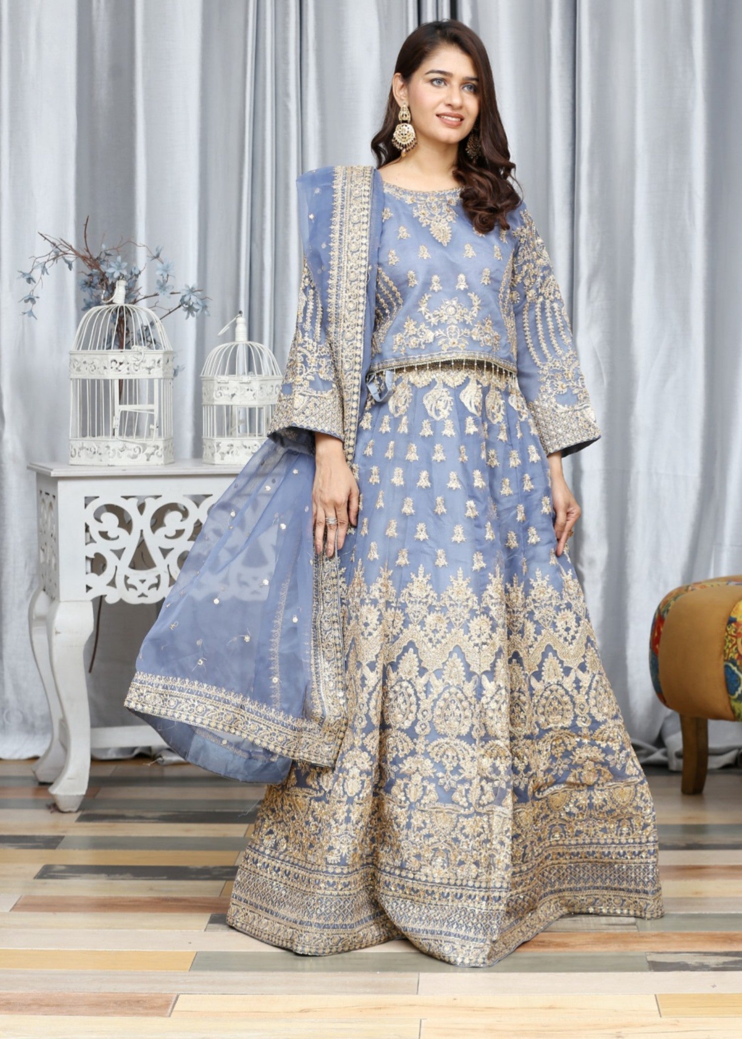 Reetriwaj C4/4 Elegant Women 3pcs