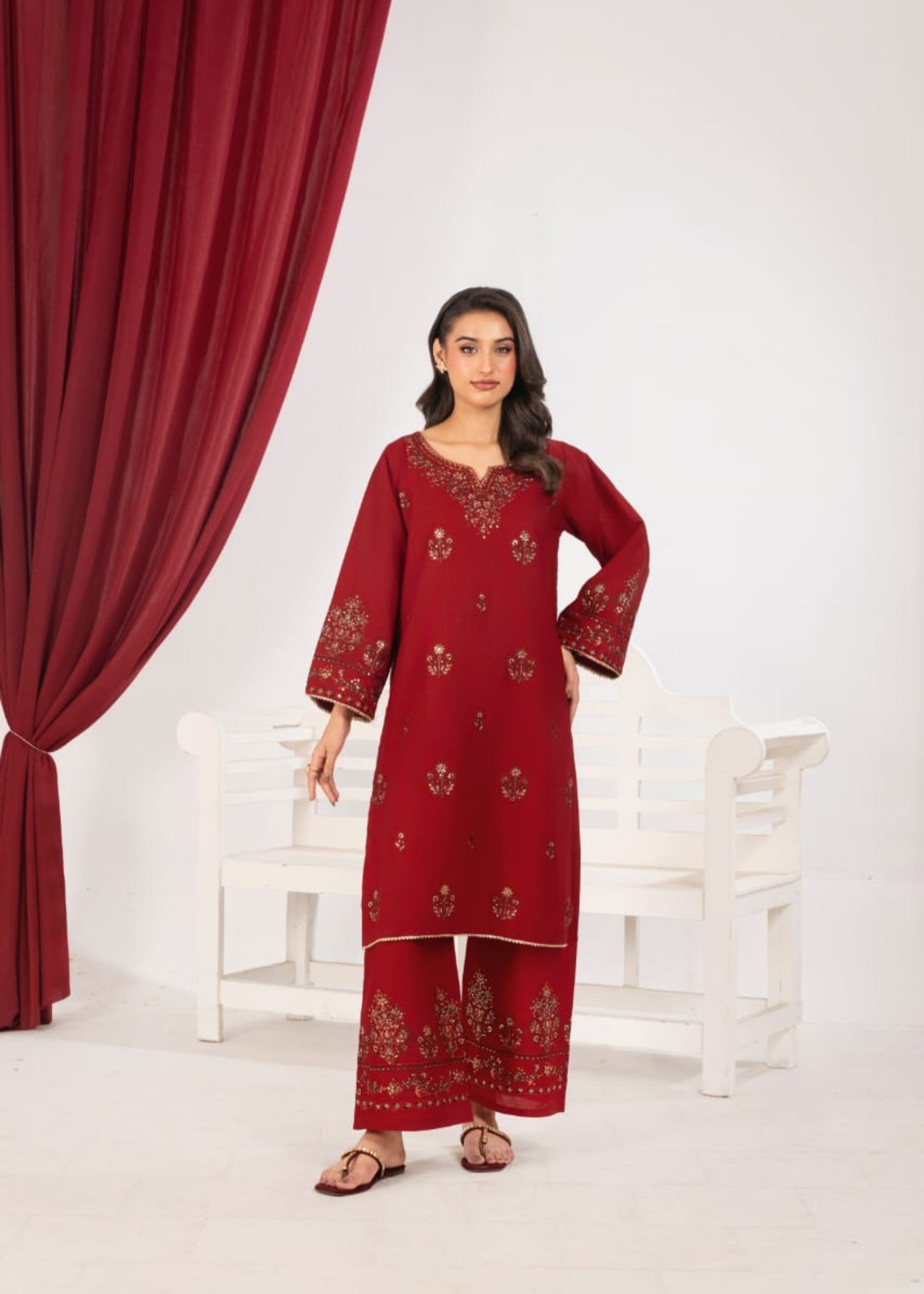 Shehroz Fashion ARZOO LAWN EMBROIDERY DRESS Women 2pcs