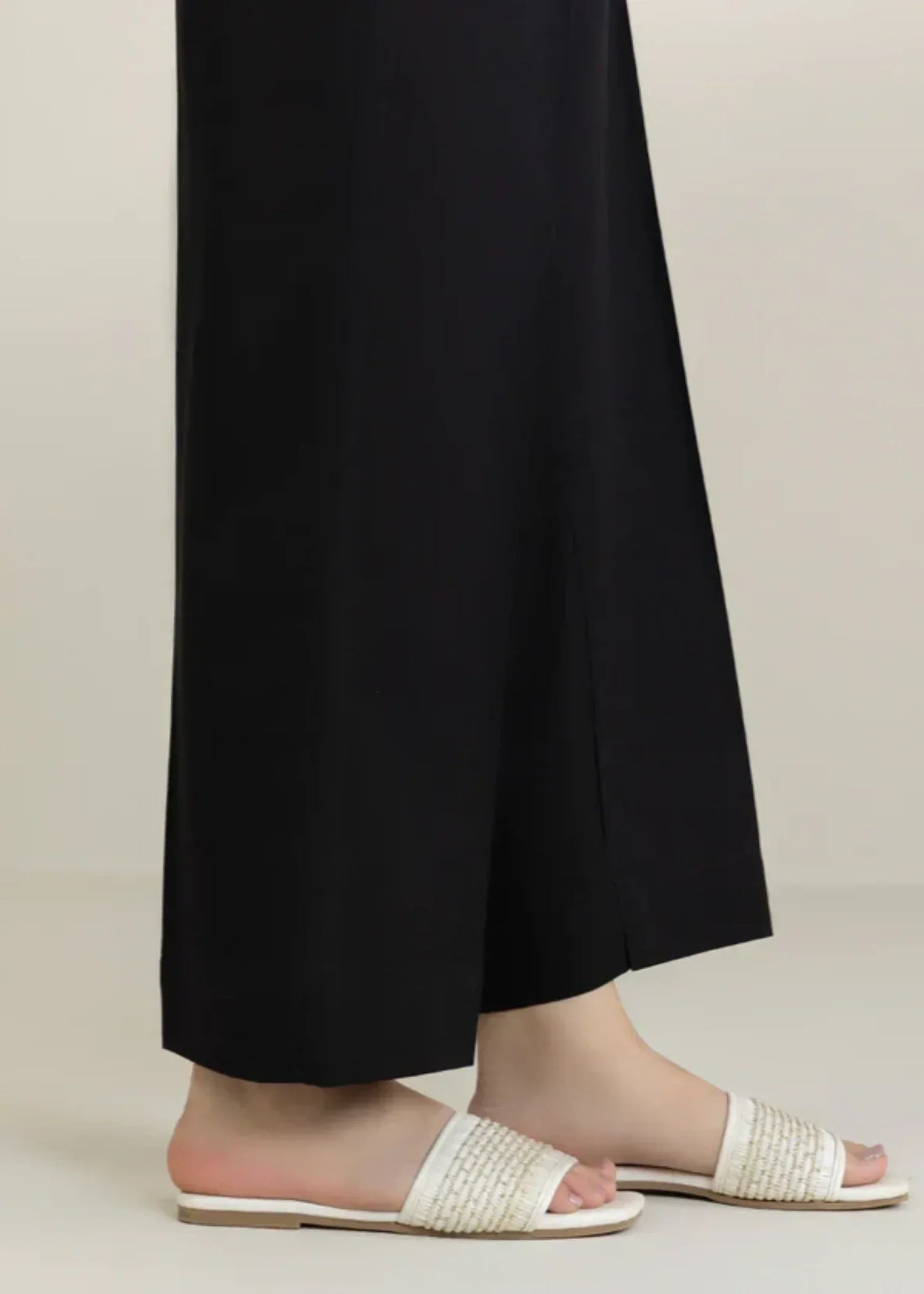 The Turkish Wear Basic Black Trousers Women 1pcs