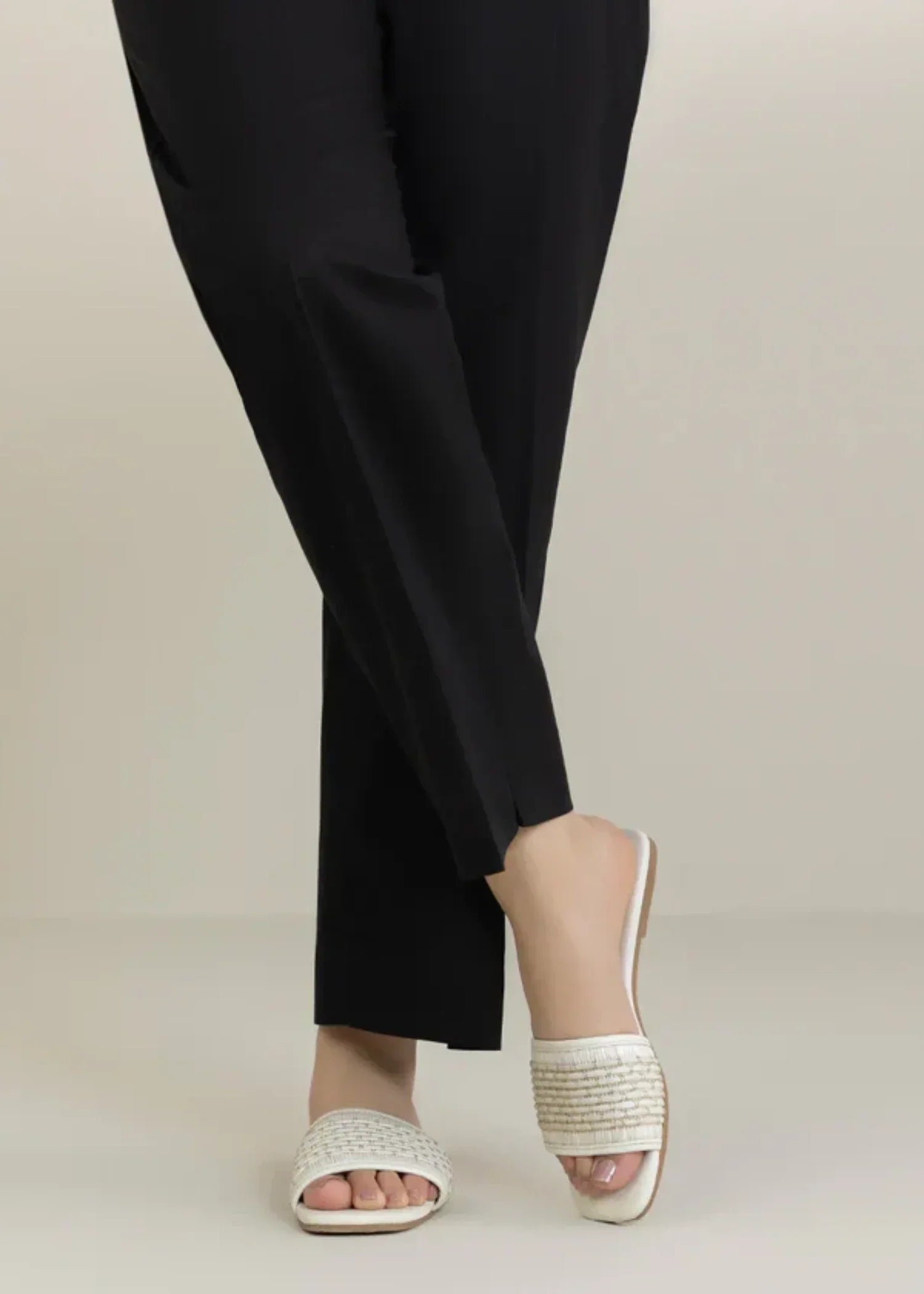 The Turkish Wear Basic Black Trousers Women 1pcs