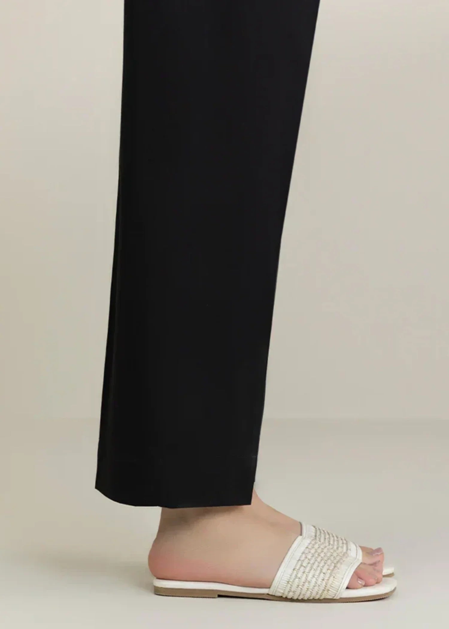 The Turkish Wear Basic Black Trousers Women 1pcs