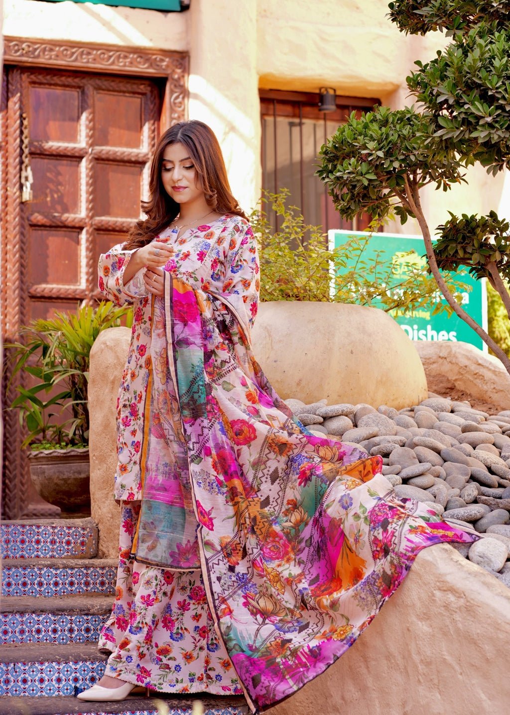 Ayesha B beige (seema) Women 3pcs