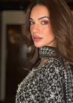 Suits By Sadia Chiffon black maxi Women 3pcs