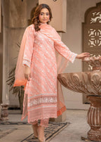 Suits By Sadia PEACHY PINK LAWN X Women 3pcs
