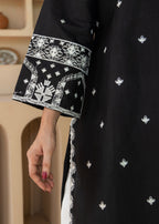 Ameena Official Farshi Shalwar Black Zarqash Women 2pcs