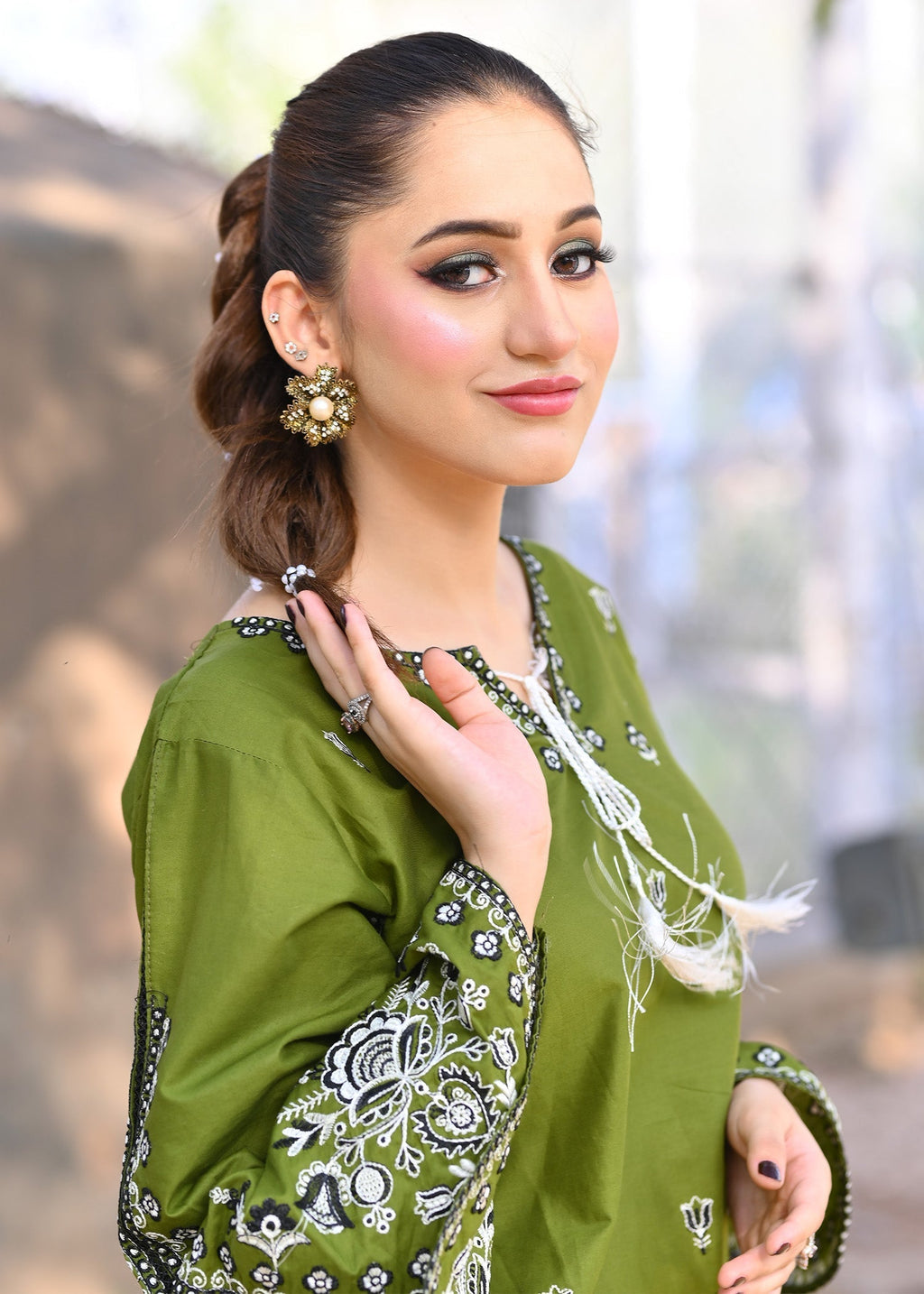 Chaudhary Arts Hijab Embroidered Women 2pcs