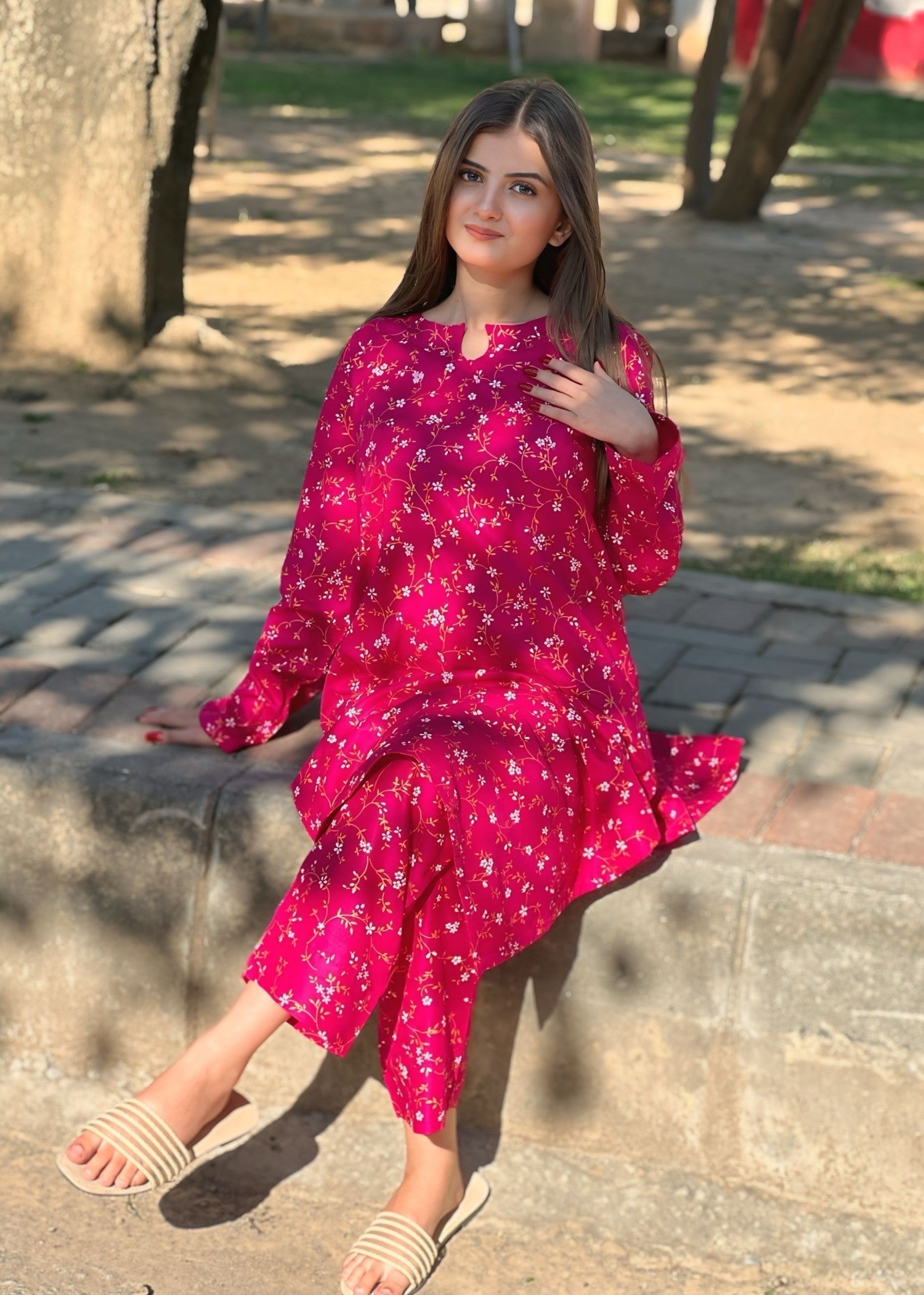 B.K Clothings MidNight pink Women 2pcs