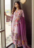 Ayesha B lilac (rubab) Women 3pcs