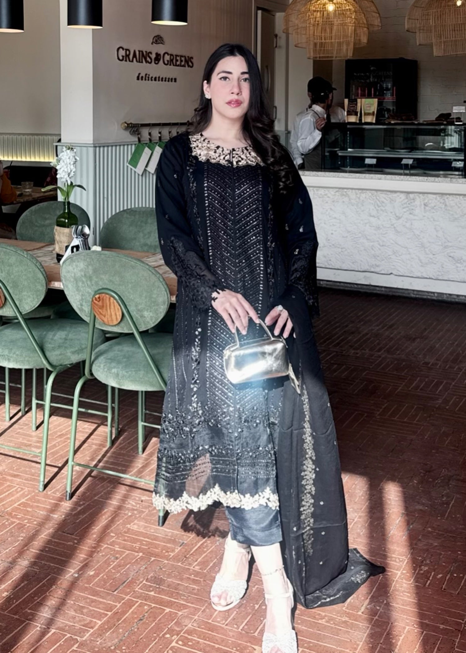 Ayesha B black (Aashi) Women 3pcs