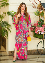 Sahibas By Mirza Tarana Kaftan Pink Women 1pcs