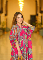 Sahibas By Mirza Tarana Kaftan Pink Women 1pcs