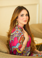 Sahibas By Mirza Tarana Kaftan Pink Women 1pcs