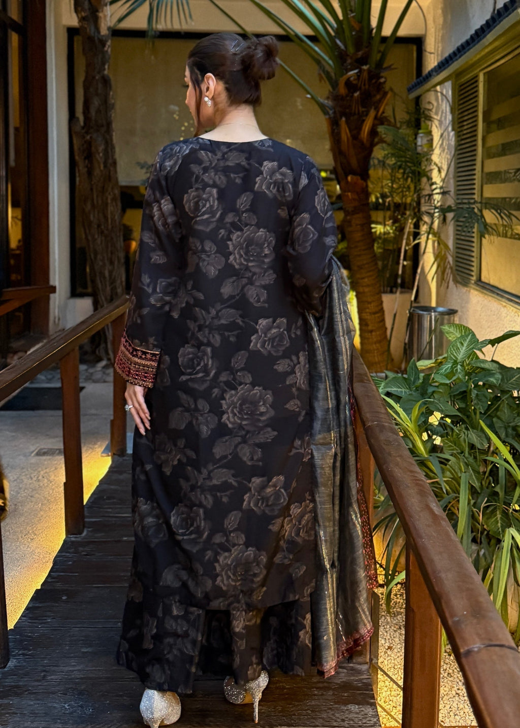 Ayesha B black (Ayza) Women 3pcs